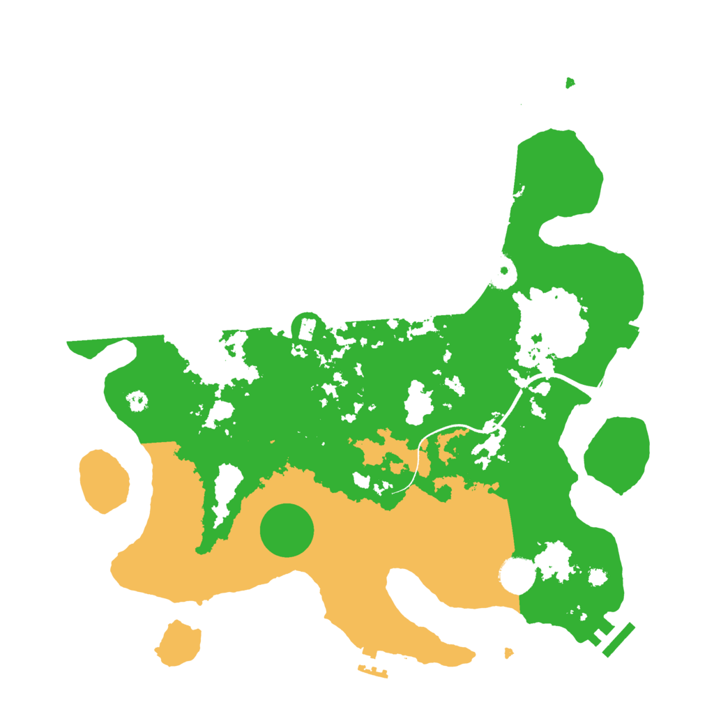 Biome Rust Map: Procedural Map, Size: 3500, Seed: 867596147