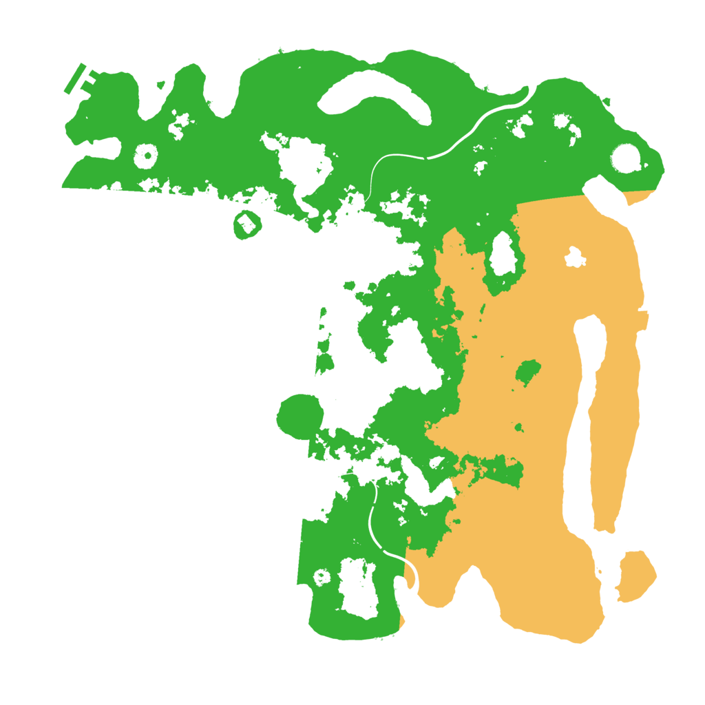 Biome Rust Map: Procedural Map, Size: 4250, Seed: 535675980