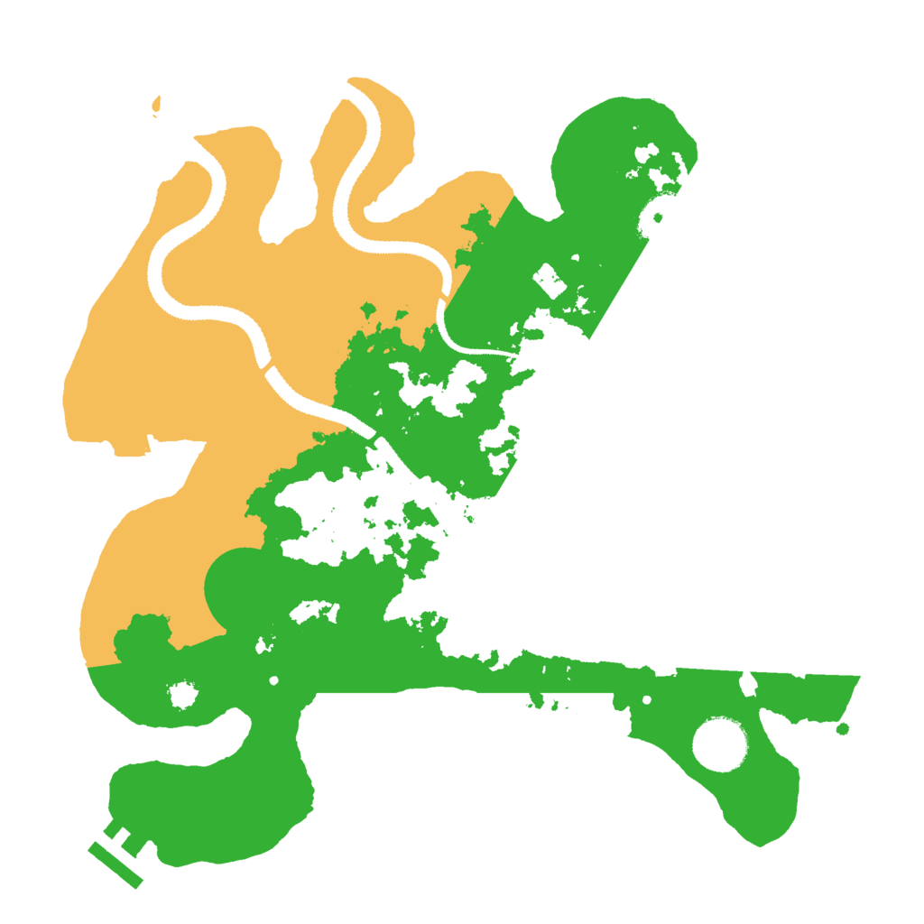 Biome Rust Map: Procedural Map, Size: 3000, Seed: 1324315