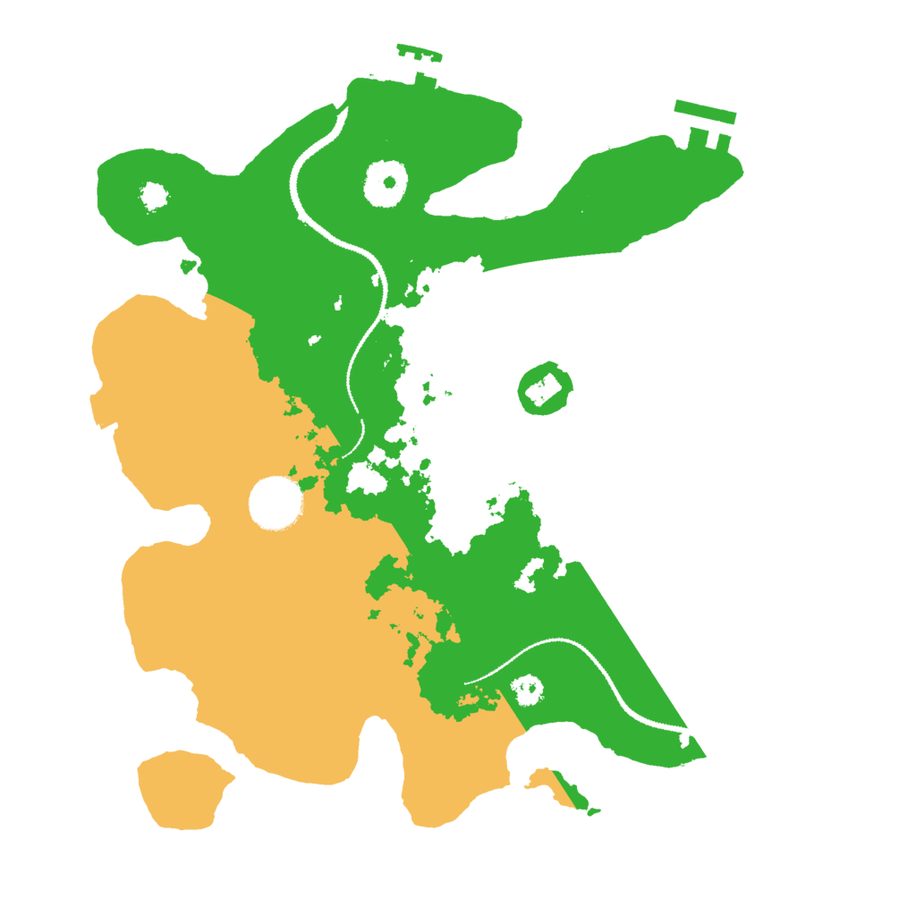 Biome Rust Map: Procedural Map, Size: 3000, Seed: 967531