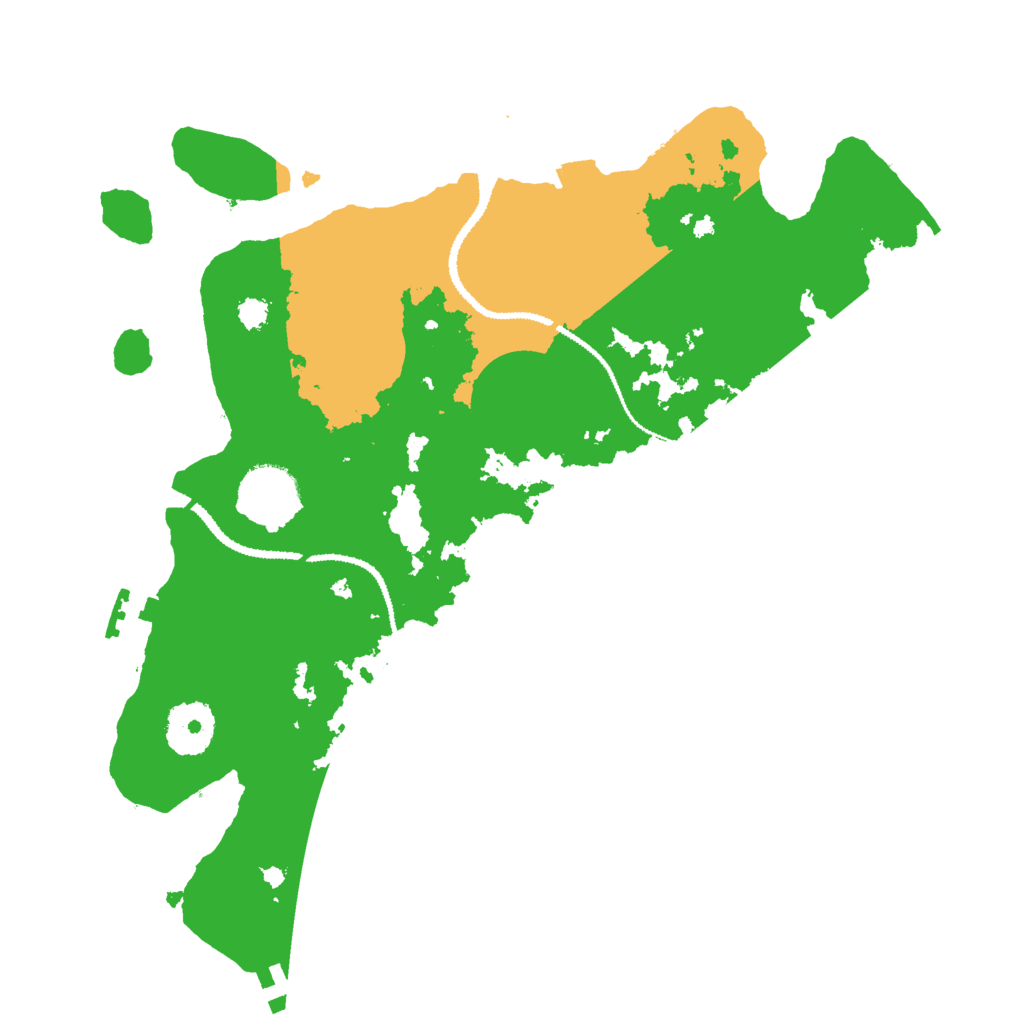 Biome Rust Map: Procedural Map, Size: 3000, Seed: 8989686