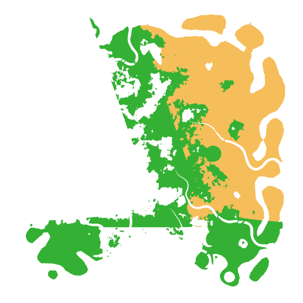 Biome Rust Map: Procedural Map, Size: 5000, Seed: 1311298841
