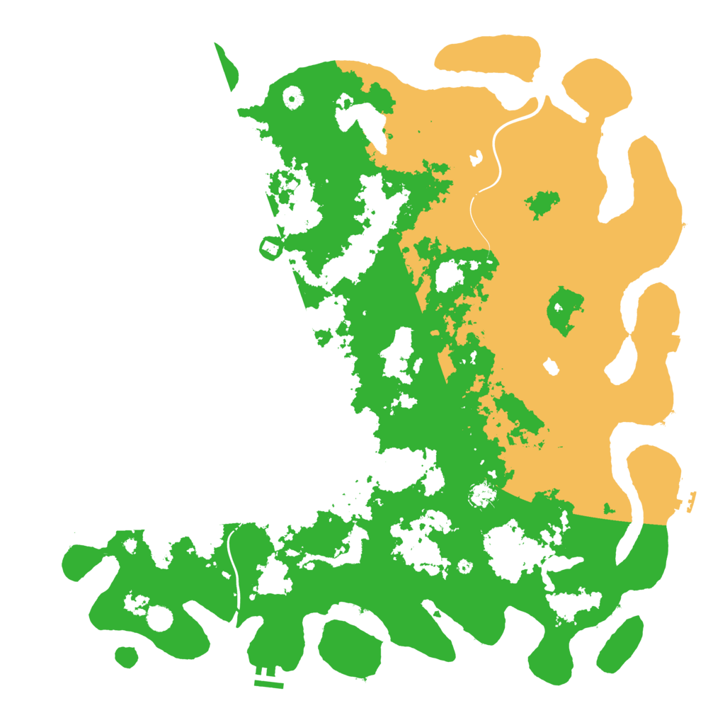 Biome Rust Map: Procedural Map, Size: 5000, Seed: 1311298841