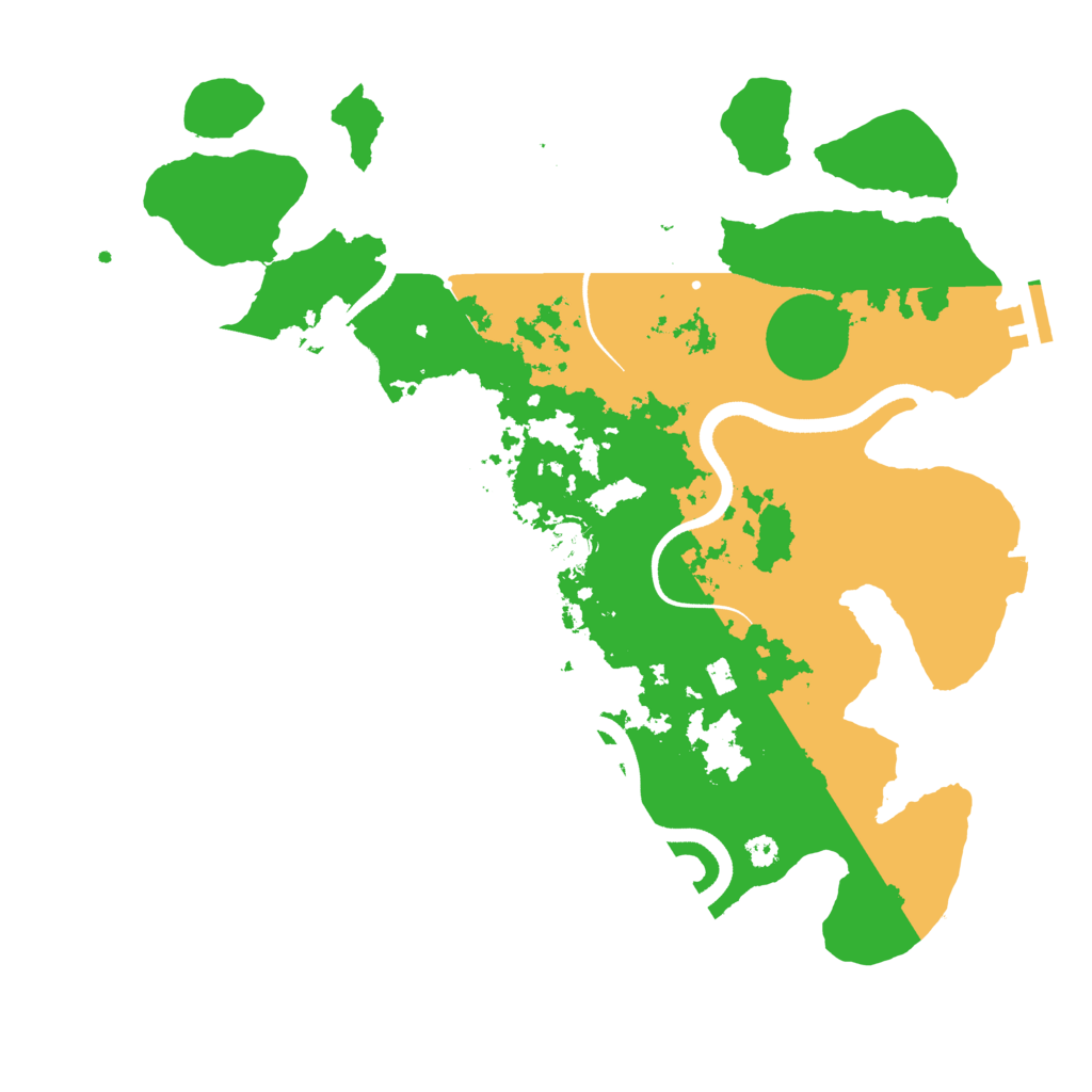 Biome Rust Map: Procedural Map, Size: 3500, Seed: 1027055734