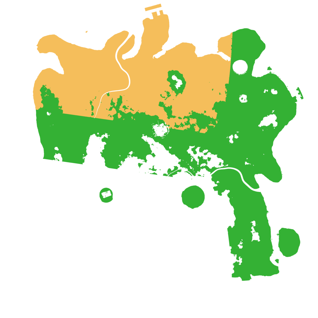 Biome Rust Map: Procedural Map, Size: 3850, Seed: 2796772