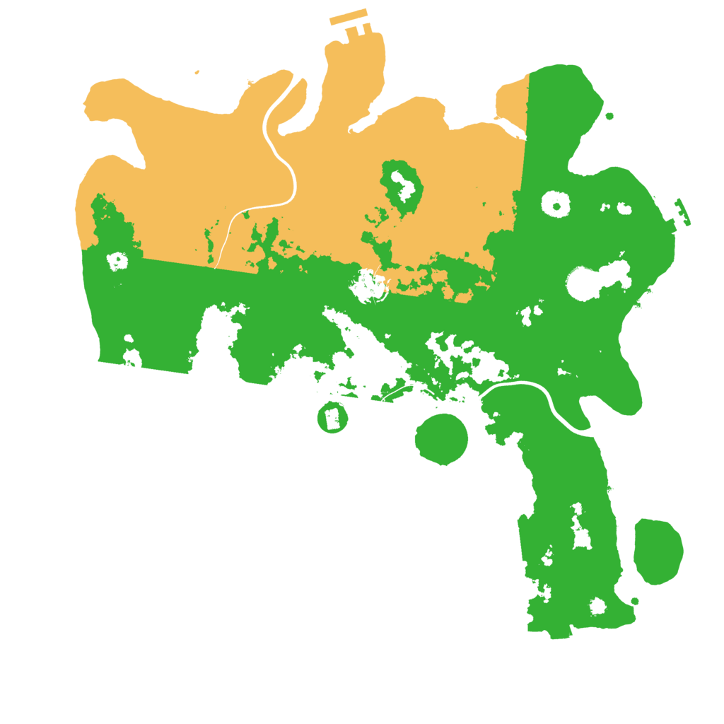 Biome Rust Map: Procedural Map, Size: 3850, Seed: 2796772