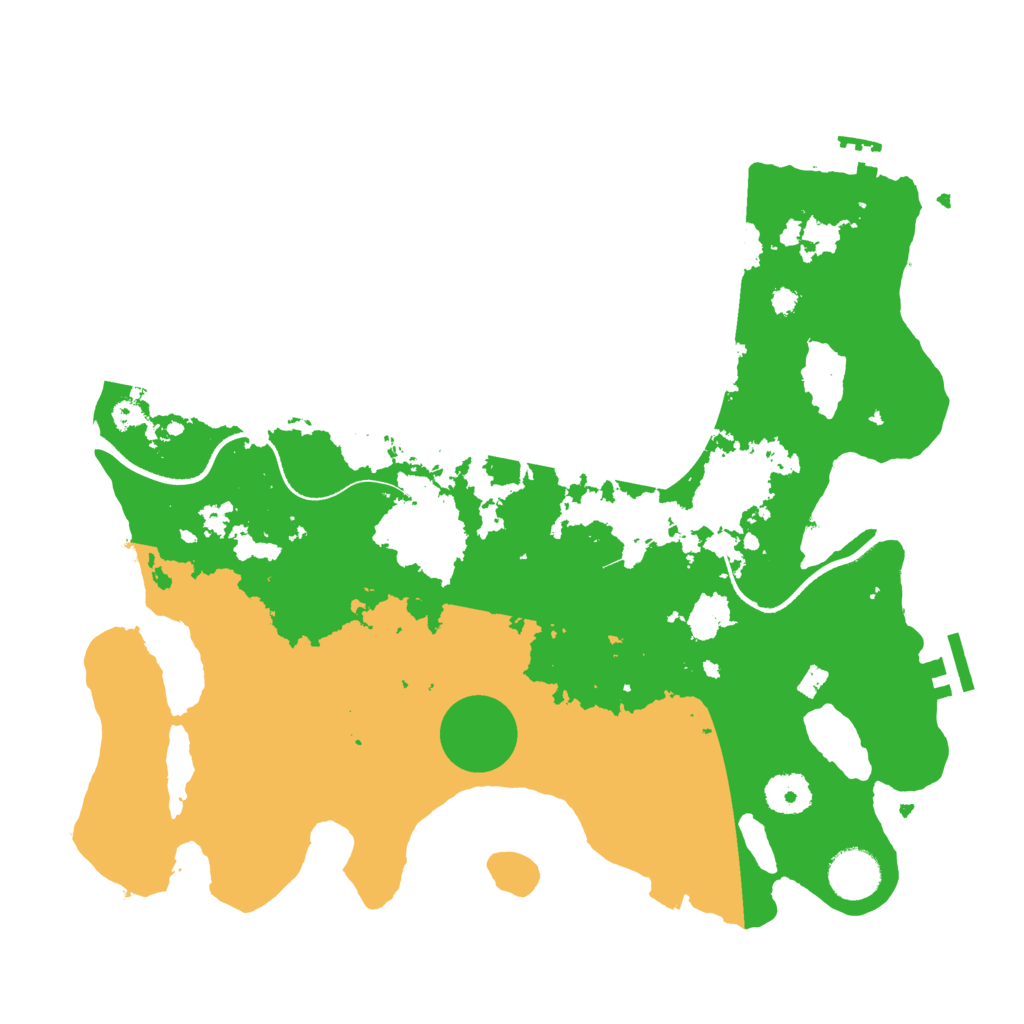 Biome Rust Map: Procedural Map, Size: 3500, Seed: 695708859