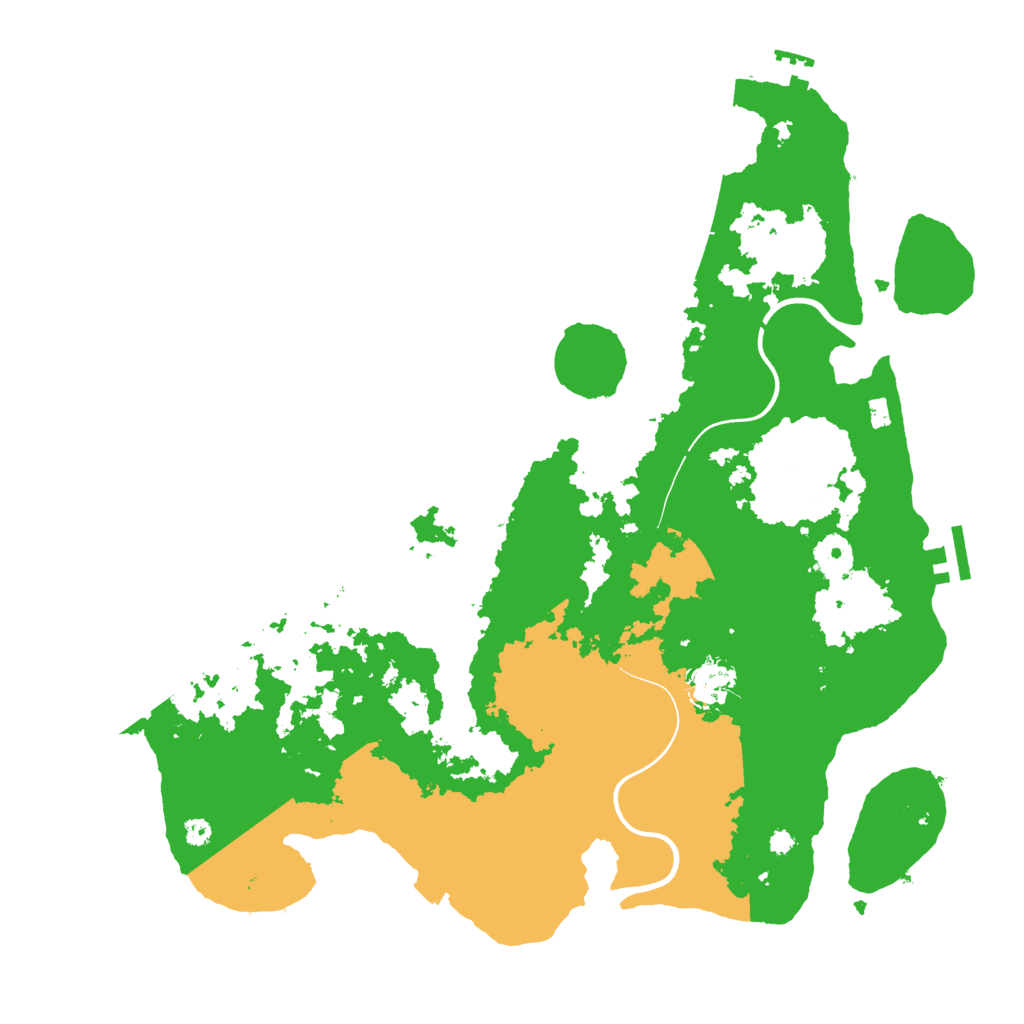 Biome Rust Map: Procedural Map, Size: 3800, Seed: 959310424