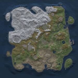 Thumbnail Rust Map: Procedural Map, Size: 3800, Seed: 959310424, 15 Monuments