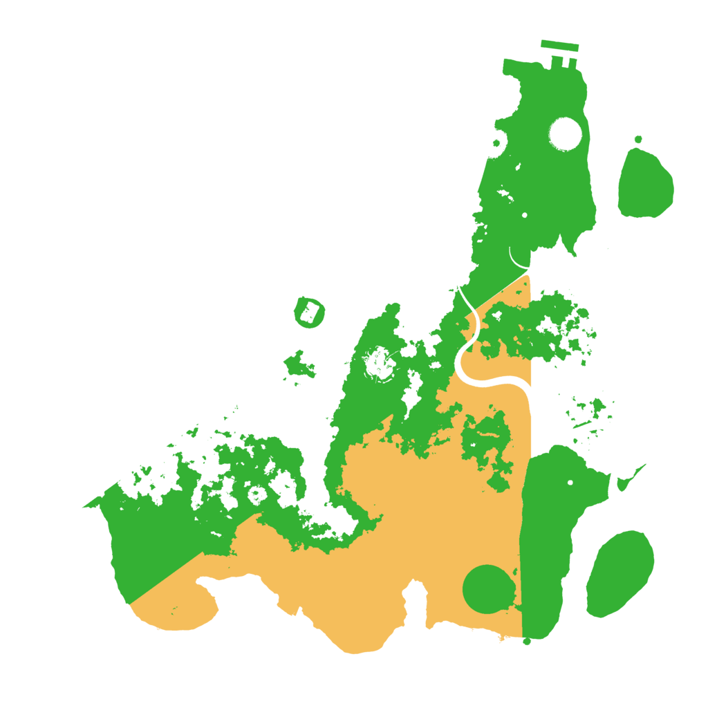 Biome Rust Map: Procedural Map, Size: 3800, Seed: 959310424