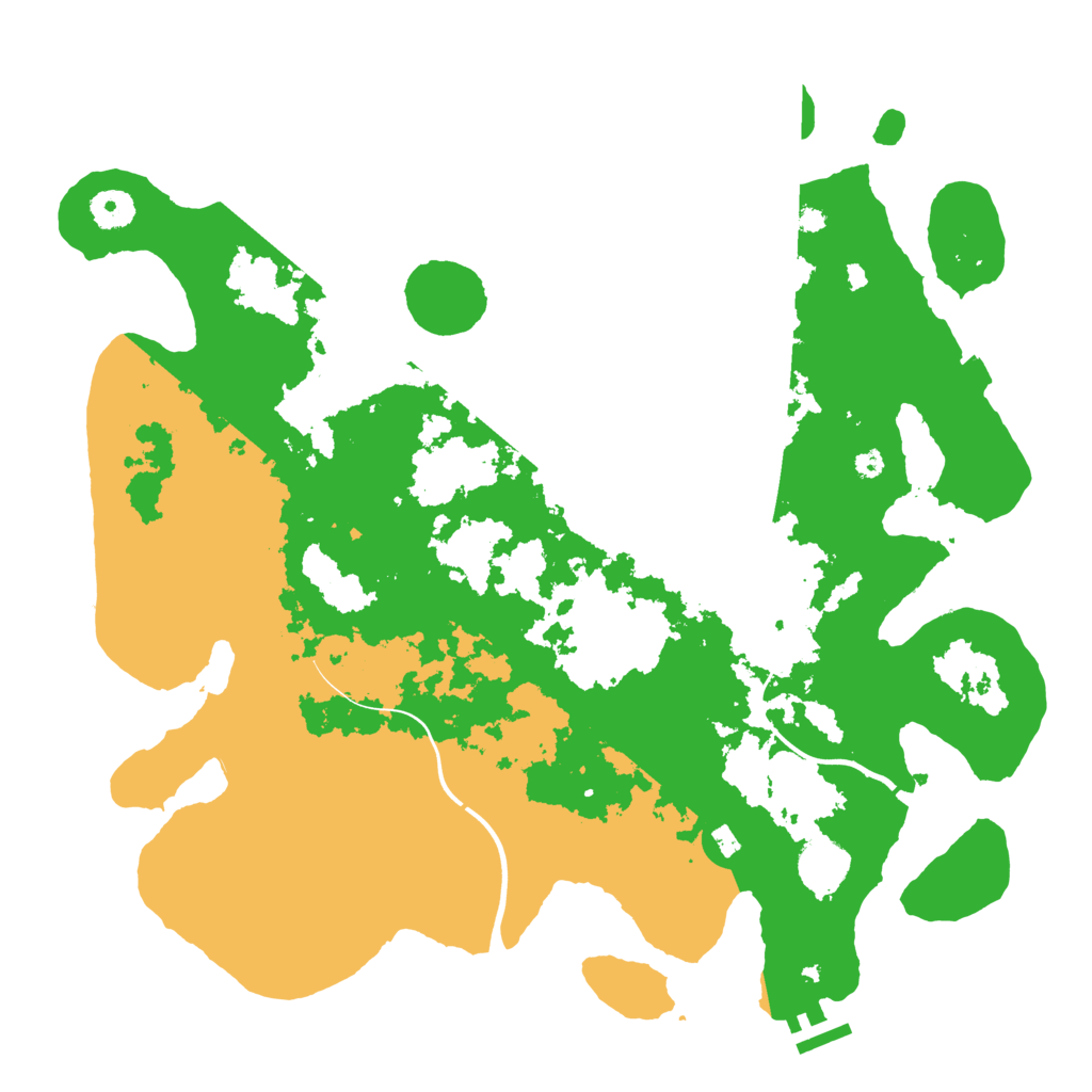 Biome Rust Map: Procedural Map, Size: 3900, Seed: 638201247