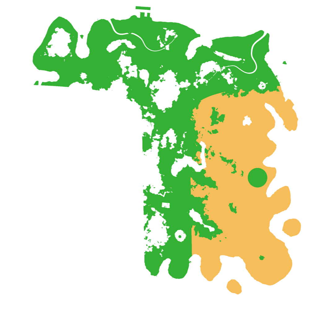 Biome Rust Map: Procedural Map, Size: 4300, Seed: 1504509316