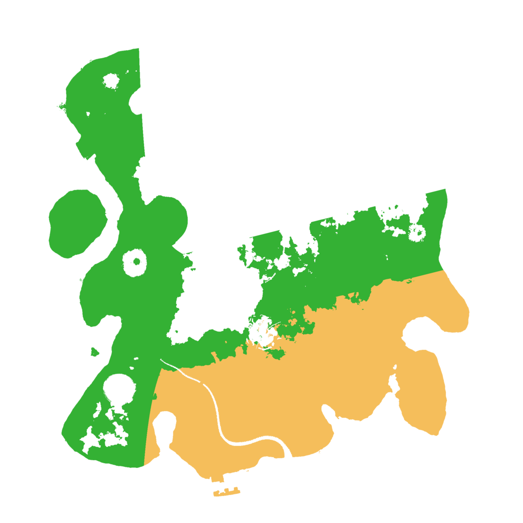 Biome Rust Map: Procedural Map, Size: 3000, Seed: 550360651