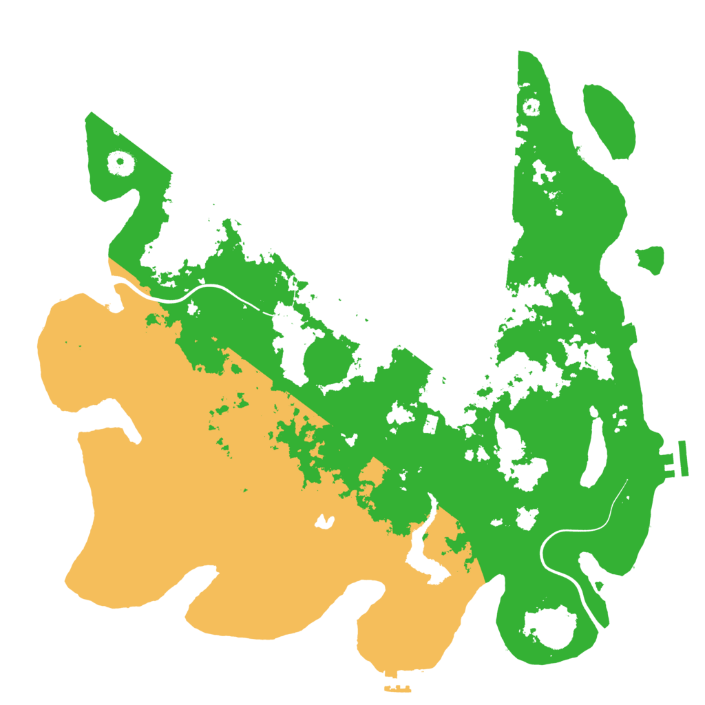 Biome Rust Map: Procedural Map, Size: 4000, Seed: 17028772