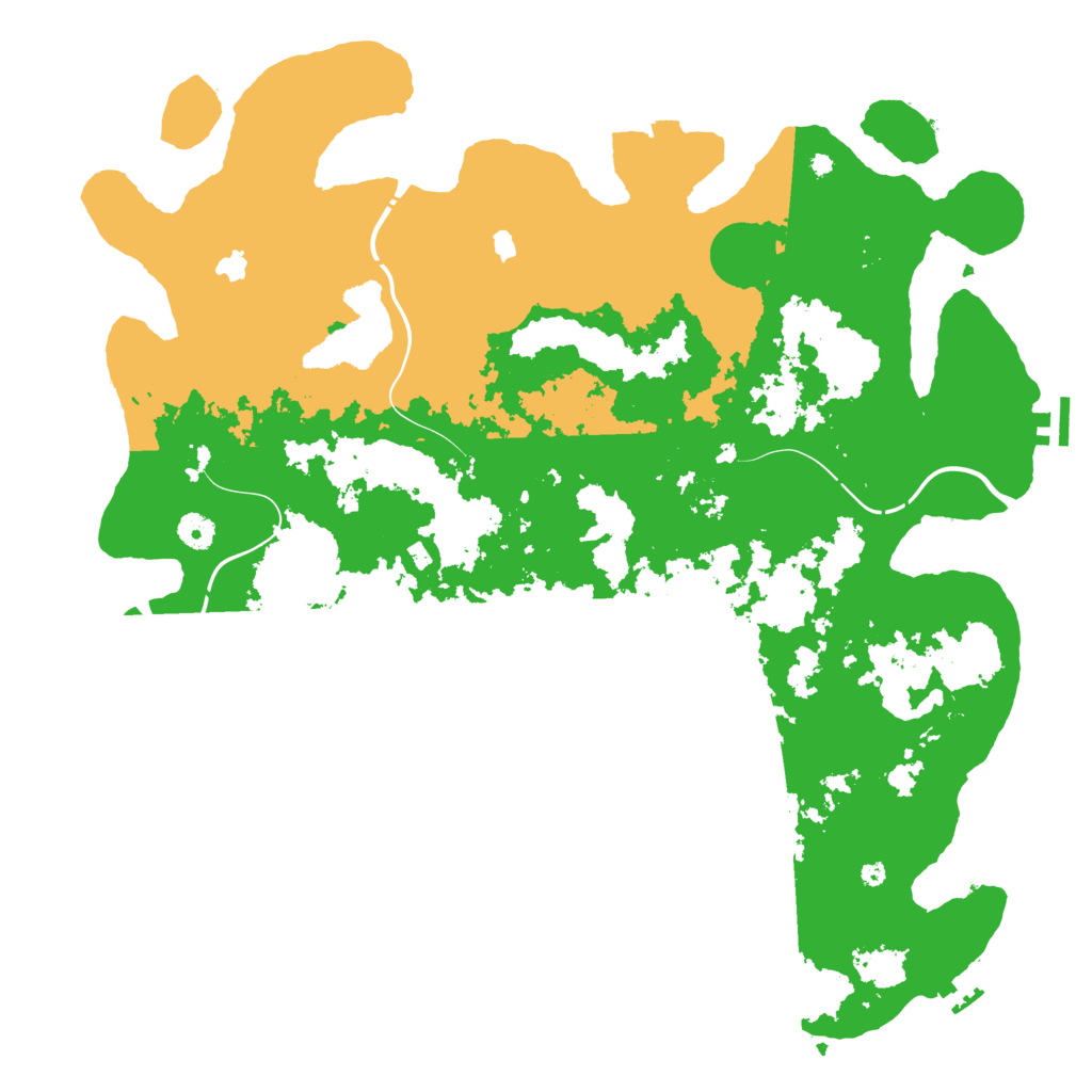 Biome Rust Map: Procedural Map, Size: 4500, Seed: 315686151