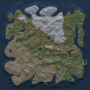 Thumbnail Rust Map: Procedural Map, Size: 4400, Seed: 311020242, 17 Monuments