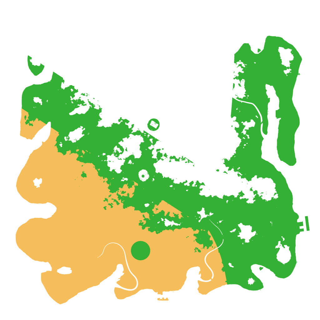 Biome Rust Map: Procedural Map, Size: 4400, Seed: 311020242