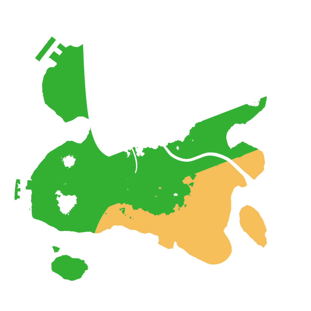 Biome Rust Map: Procedural Map, Size: 2300, Seed: 651654171