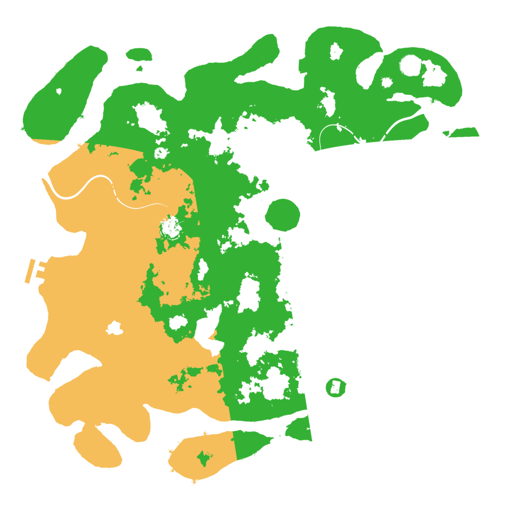 Biome Rust Map: Procedural Map, Size: 4250, Seed: 503009592
