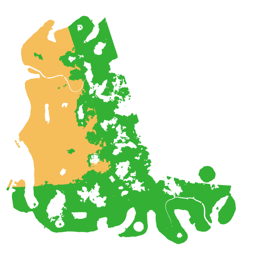 Biome Rust Map: Procedural Map, Size: 4500, Seed: 190982992