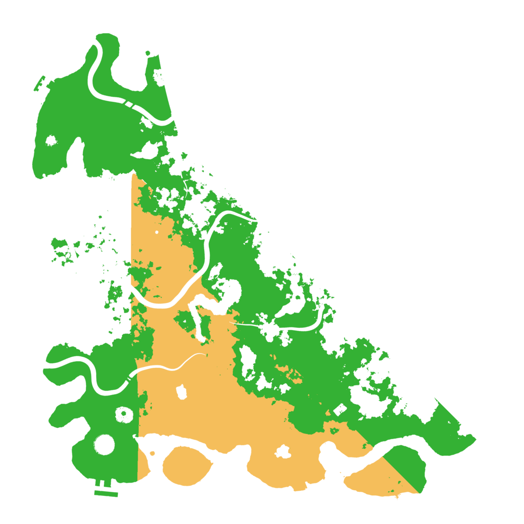 Biome Rust Map: Procedural Map, Size: 4500, Seed: 107899795