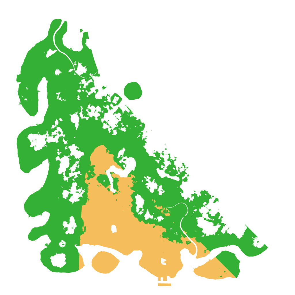 Biome Rust Map: Procedural Map, Size: 4500, Seed: 107899795