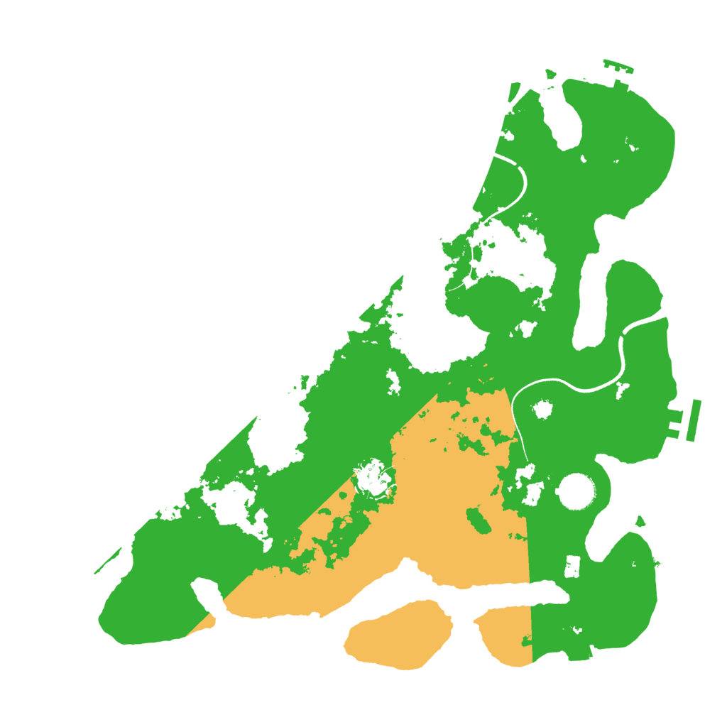 Biome Rust Map: Procedural Map, Size: 3500, Seed: 730749947