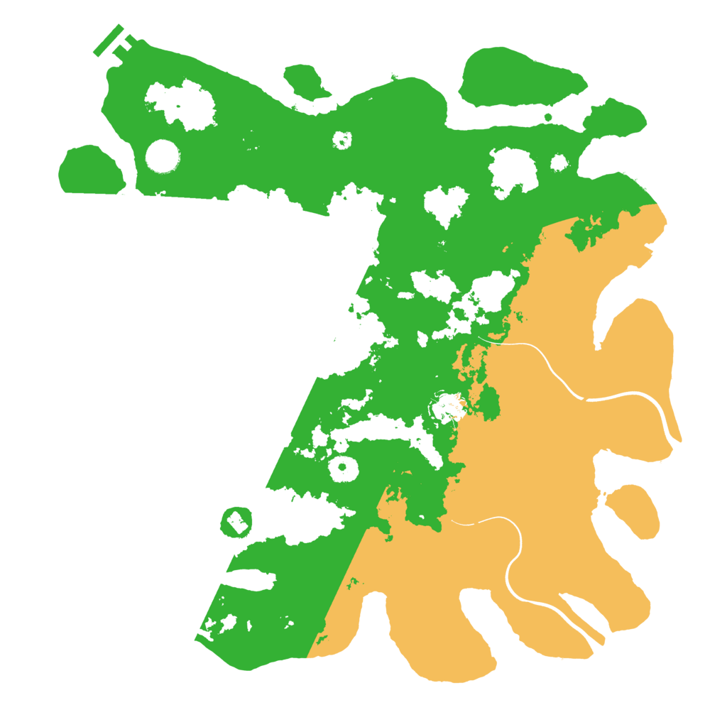 Biome Rust Map: Procedural Map, Size: 3800, Seed: 980204134