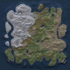 Thumbnail Rust Map: Procedural Map, Size: 4250, Seed: 1148732693, 16 Monuments