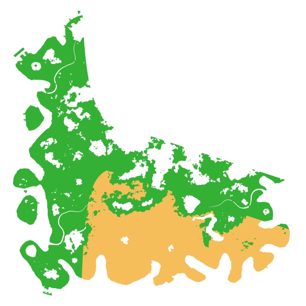 Biome Rust Map: Procedural Map, Size: 5000, Seed: 706081965