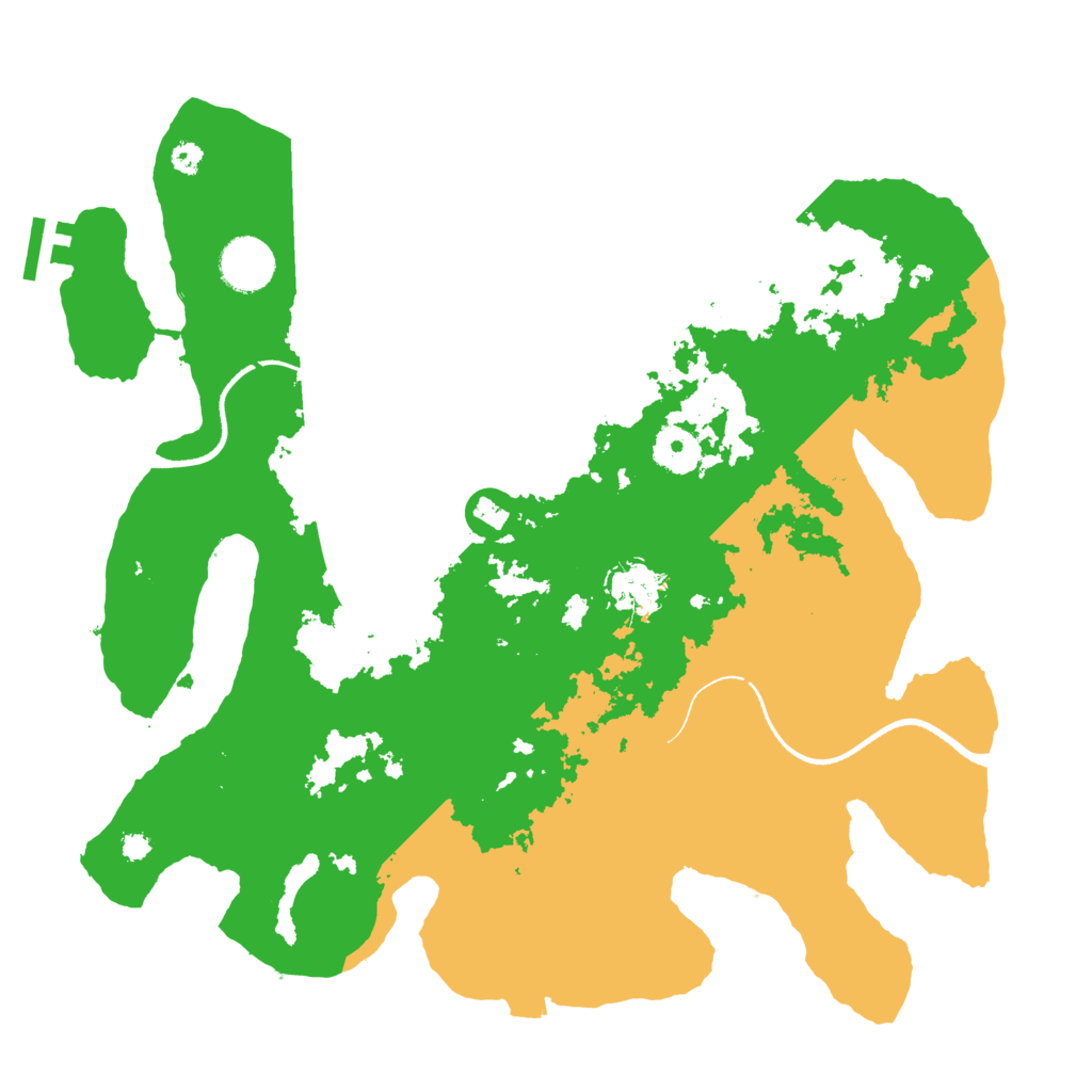 Biome Rust Map: Procedural Map, Size: 3500, Seed: 1520723787