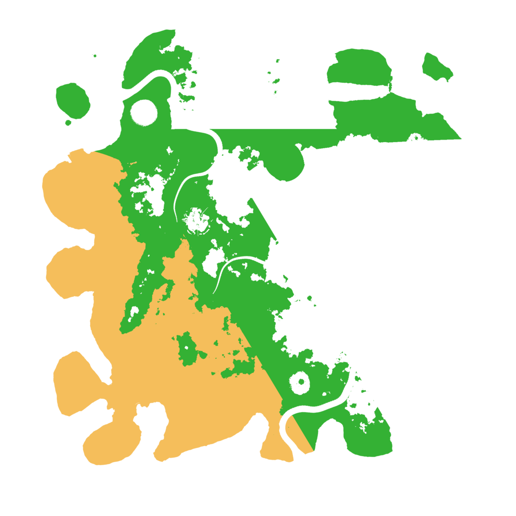 Biome Rust Map: Procedural Map, Size: 3600, Seed: 894159247