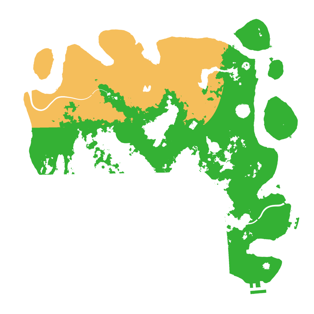 Biome Rust Map: Procedural Map, Size: 4000, Seed: 492583779