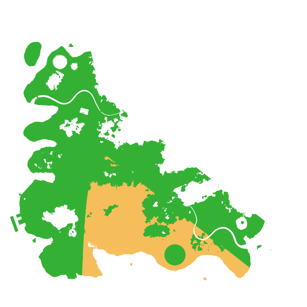 Biome Rust Map: Procedural Map, Size: 3850, Seed: 607793706