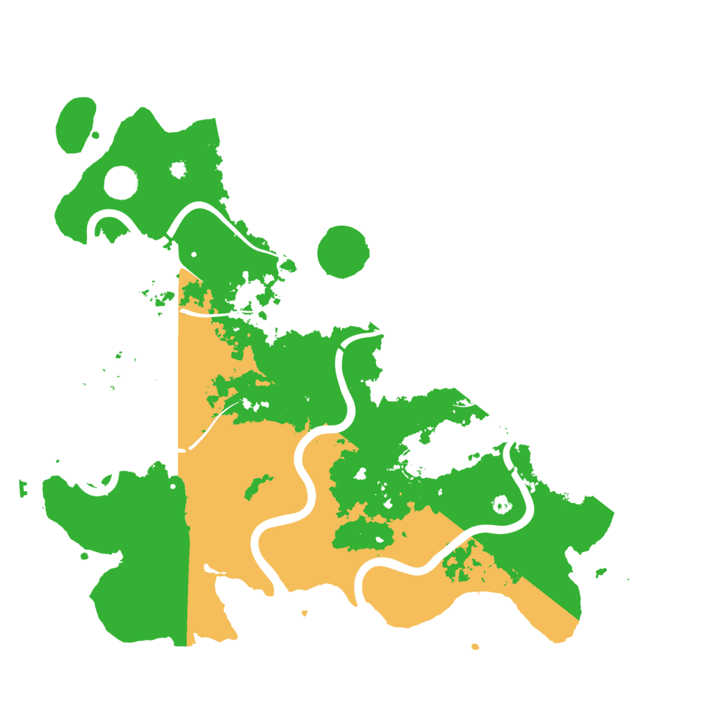 Biome Rust Map: Procedural Map, Size: 3850, Seed: 607793706