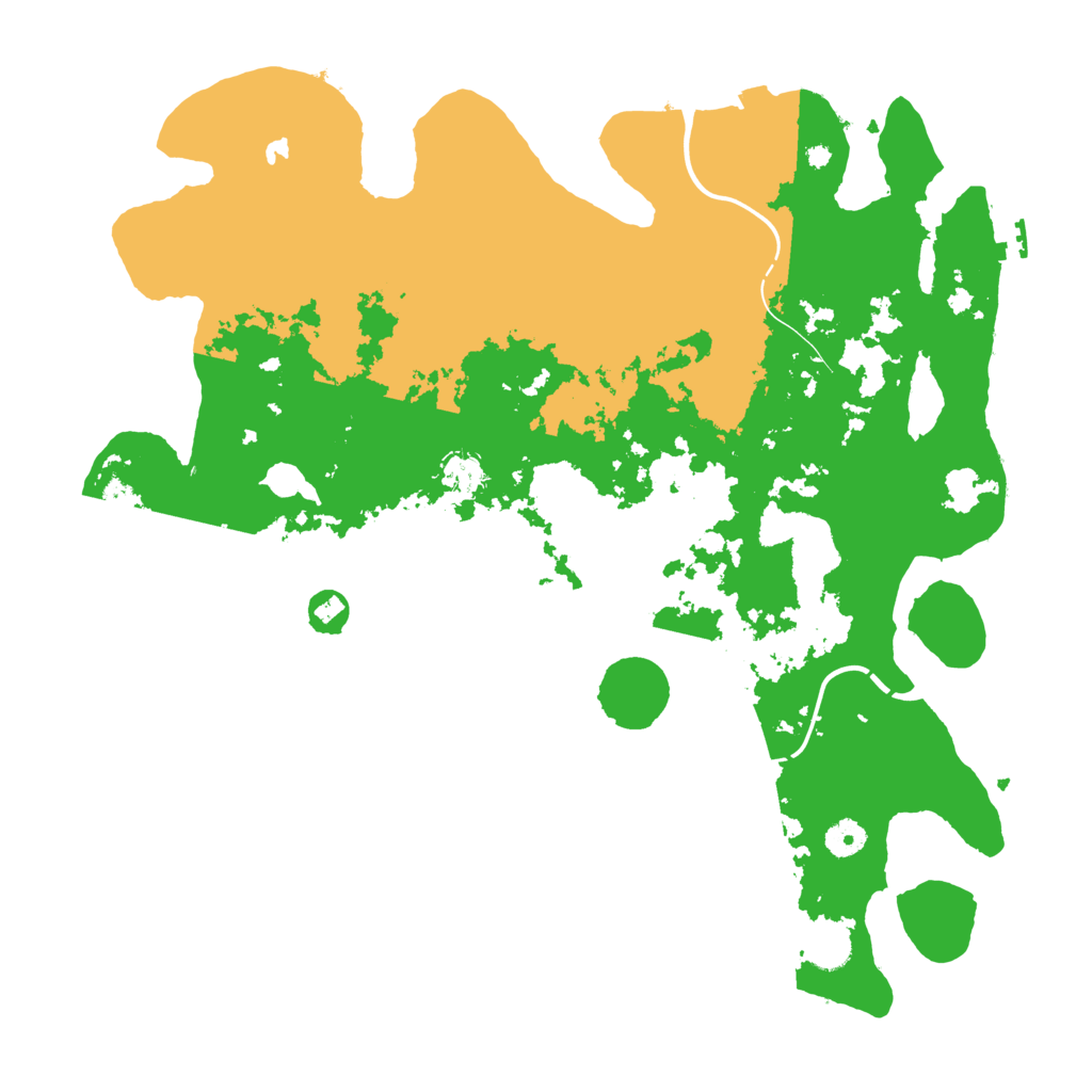 Biome Rust Map: Procedural Map, Size: 4250, Seed: 194287011