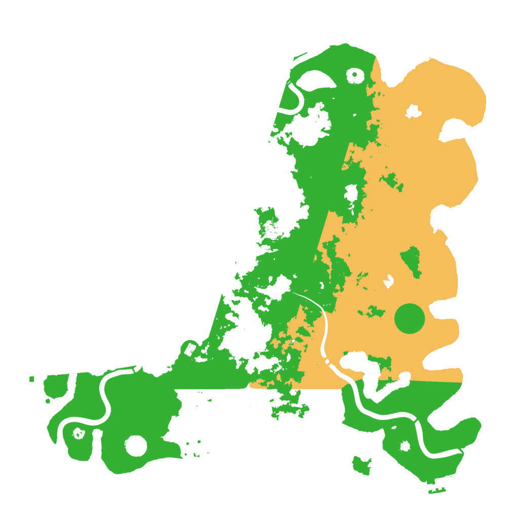 Biome Rust Map: Procedural Map, Size: 4500, Seed: 21851142