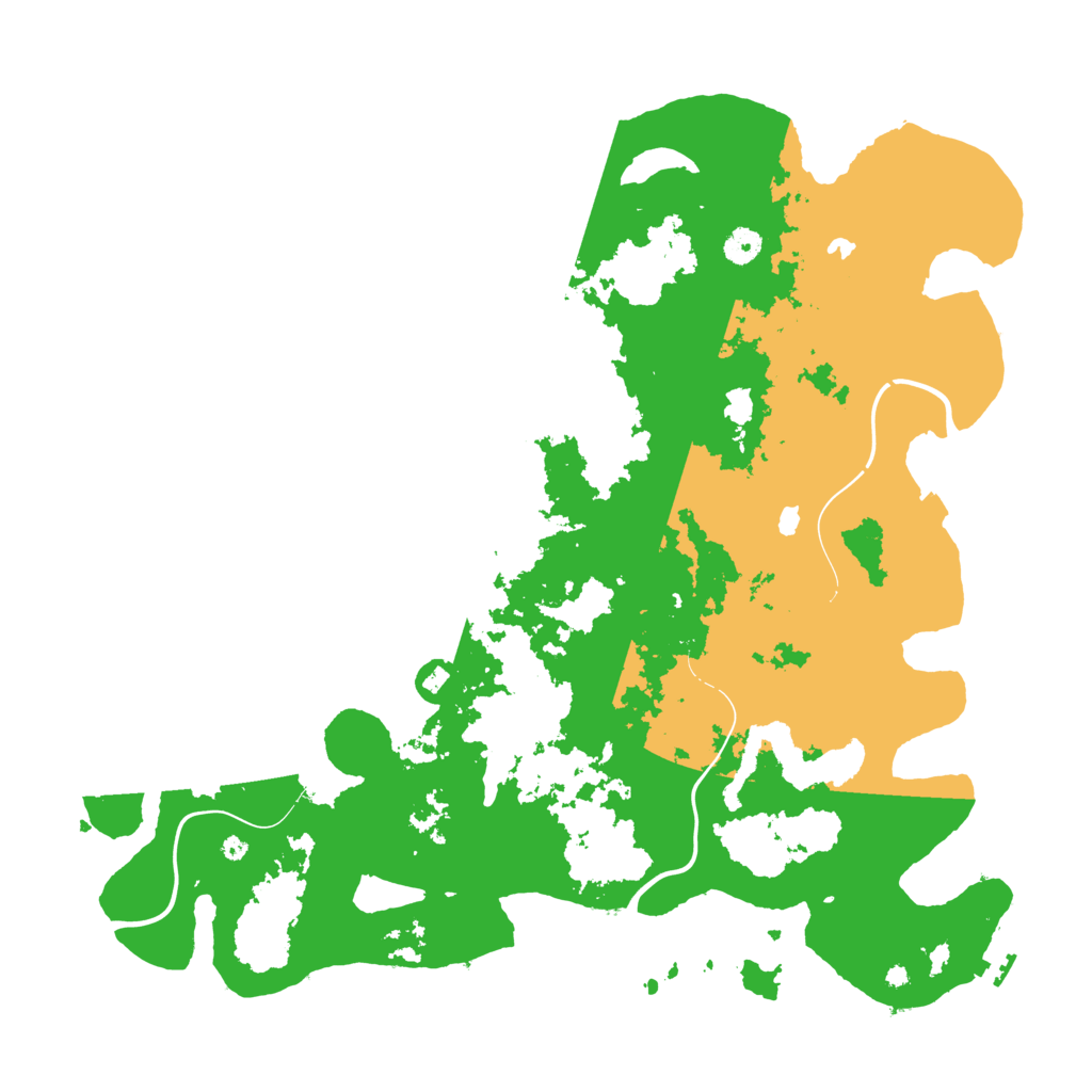 Biome Rust Map: Procedural Map, Size: 4500, Seed: 21851142