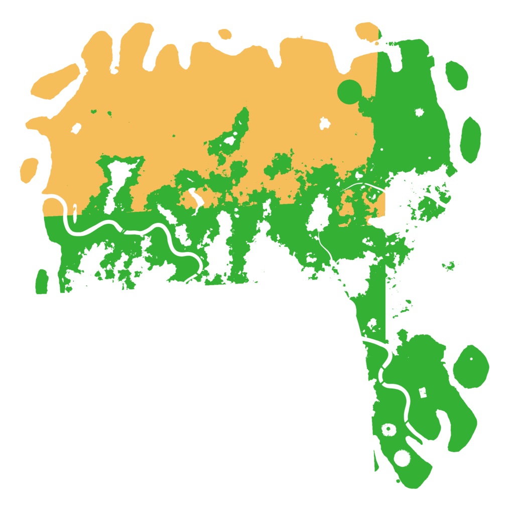 Biome Rust Map: Procedural Map, Size: 5497, Seed: 11111111