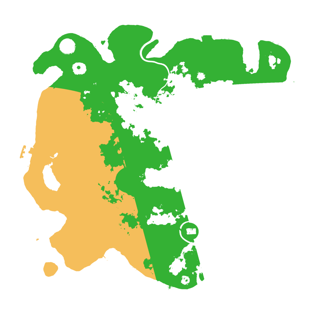 Biome Rust Map: Procedural Map, Size: 3500, Seed: 971127860