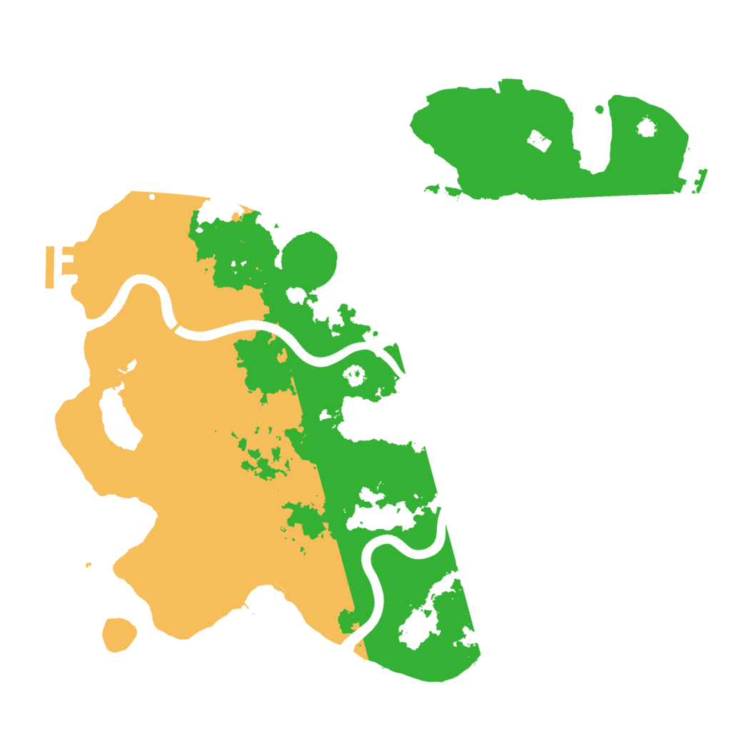 Biome Rust Map: Procedural Map, Size: 3500, Seed: 971127860