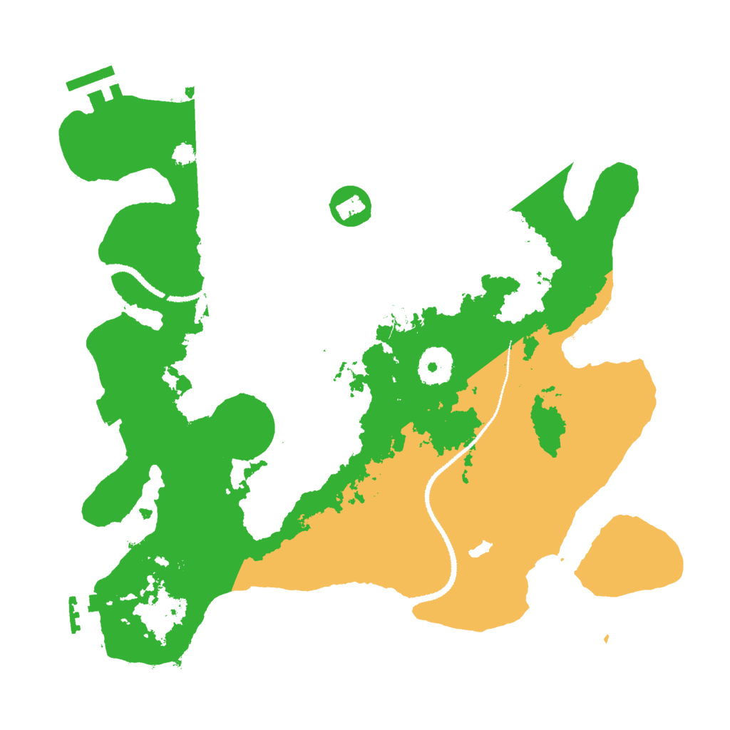 Biome Rust Map: Procedural Map, Size: 3000, Seed: 798049