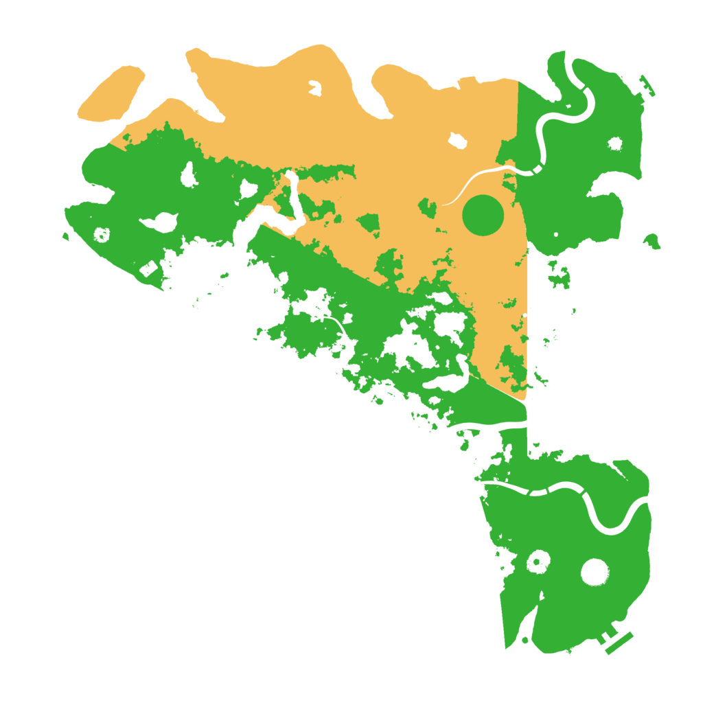 Biome Rust Map: Procedural Map, Size: 4500, Seed: 1115547777