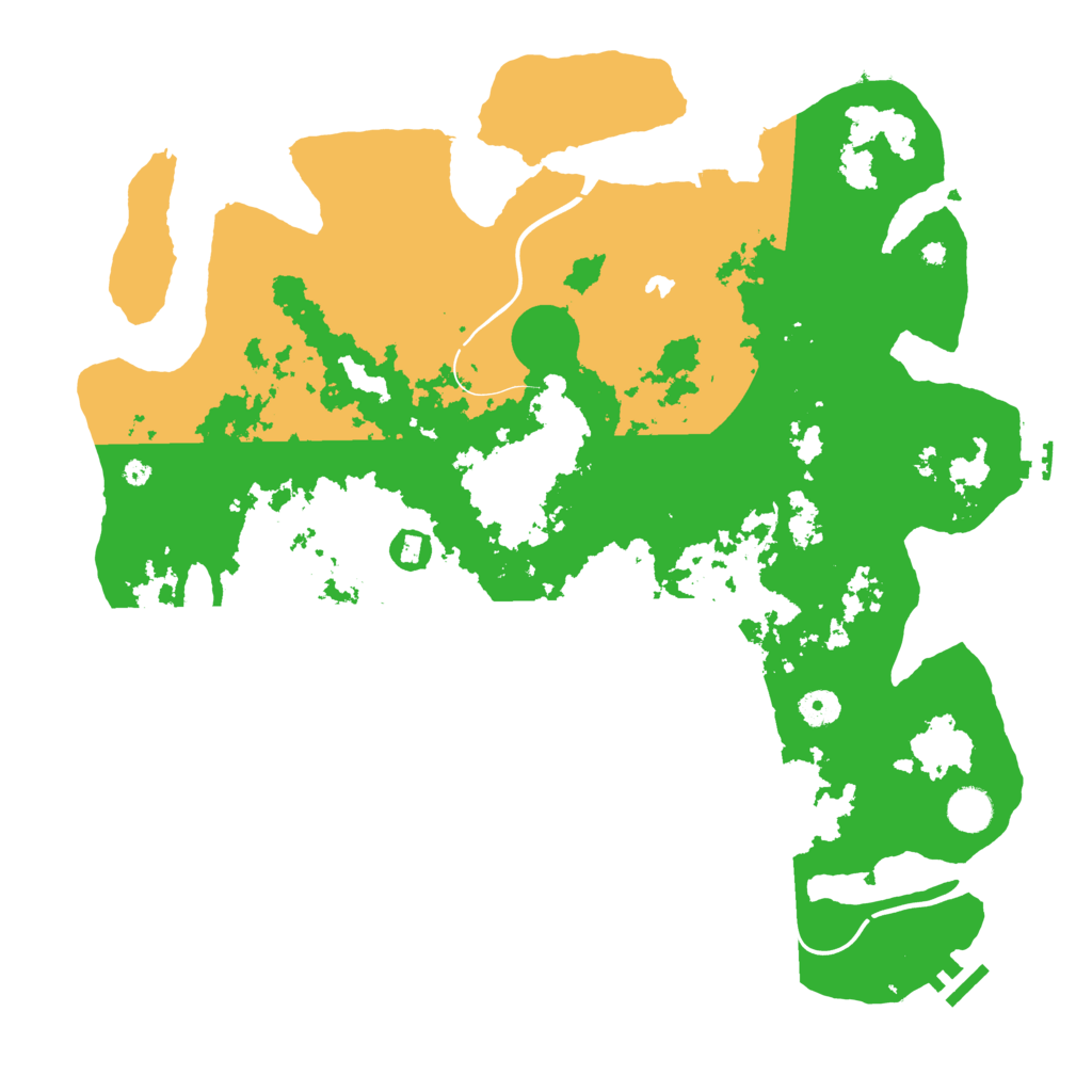 Biome Rust Map: Procedural Map, Size: 4250, Seed: 492583779