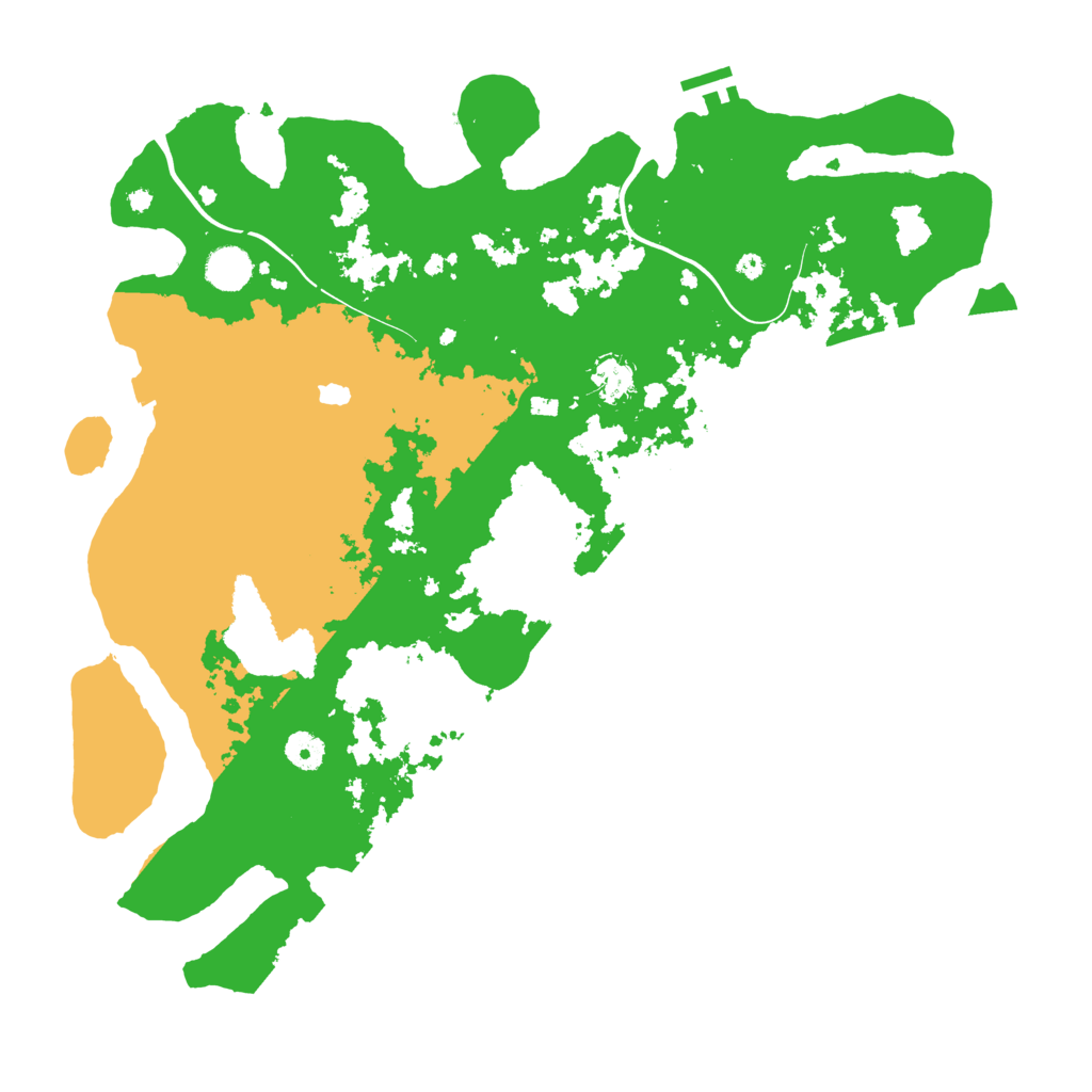 Biome Rust Map: Procedural Map, Size: 4250, Seed: 1107415566