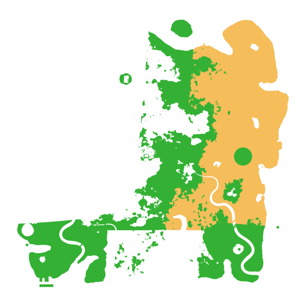 Biome Rust Map: Procedural Map, Size: 4500, Seed: 1288374503