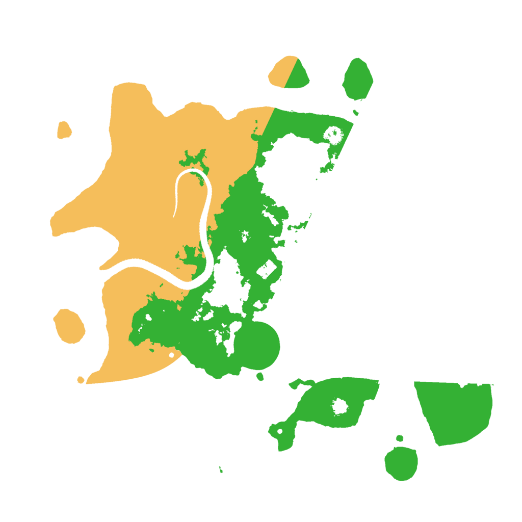 Biome Rust Map: Procedural Map, Size: 3000, Seed: 1336370740