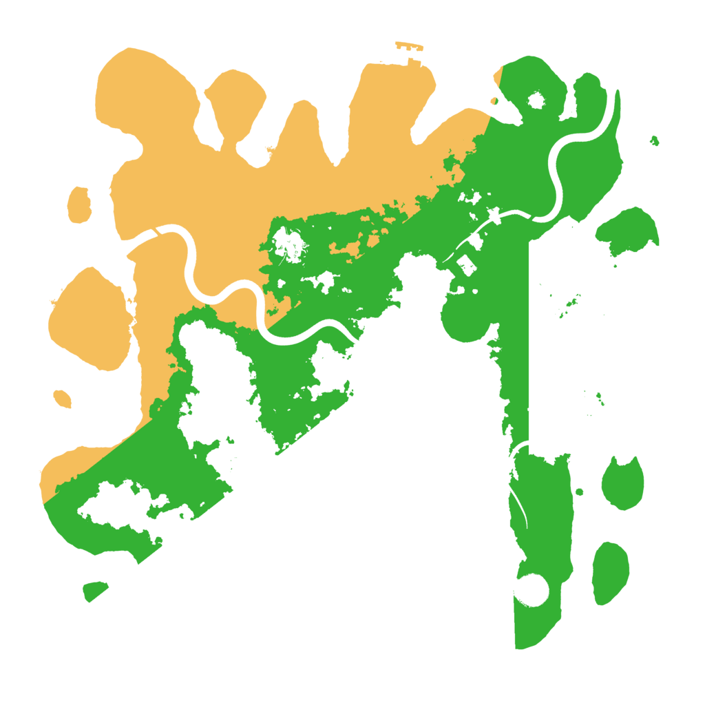 Biome Rust Map: Procedural Map, Size: 3800, Seed: 1921993122
