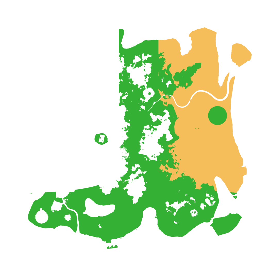 Biome Rust Map: Procedural Map, Size: 3700, Seed: 900183450