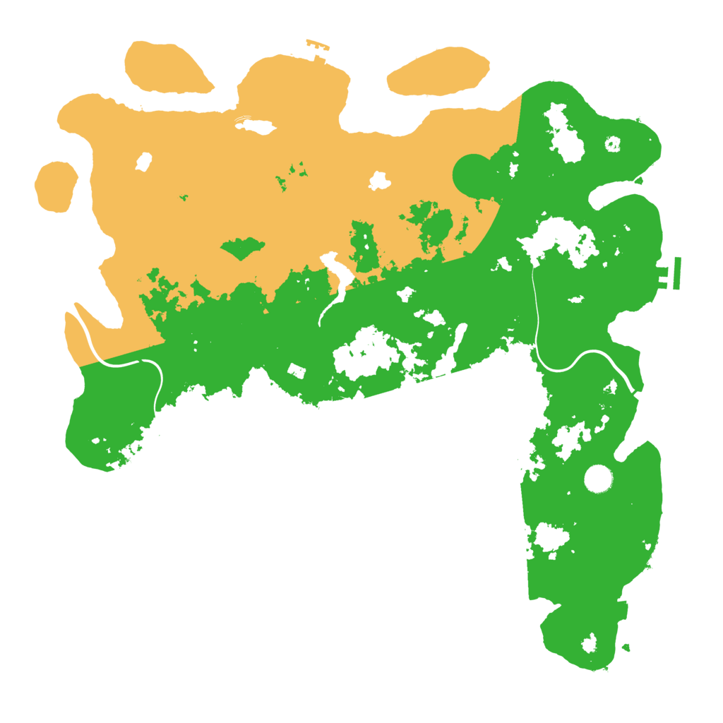 Biome Rust Map: Procedural Map, Size: 4500, Seed: 906573616